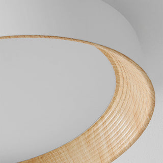 Metal flat panel ceiling lamp illuminated, energy efficient LED