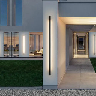 LOFI Long Slim LED Outdoor Wall Light – Minimalist Linear Exterior Lamp