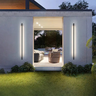 LOFI Minimalist Linear Outdoor Light – Long Slim LED Exterior Wall Lamp