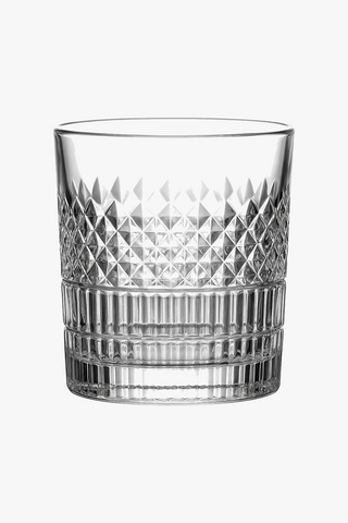 Faceted whisky glasses, 350 ml
