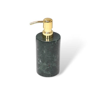 Ensemble de salle de bain en marbre vert – Kit d'accessoires de luxe avec distributeur de savon et porte-brosse à dents