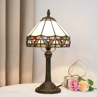 ANTIKA Vintage Antique Bedside Lamp - eclectic home setting