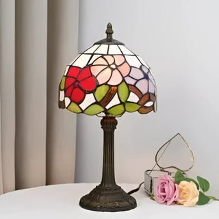 ANTIKA Vintage Antique Bedside Lamp - close-up base detail
