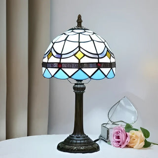 ANTIKA Vintage Antique Bedside Lamp - warm glow in classic interior