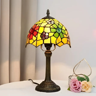 ANTIKA Vintage Antique Bedside Lamp - side profile view
