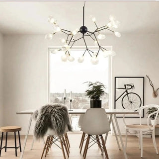 Elegant suspension pendant light, modern contemporary living room ceiling fixture