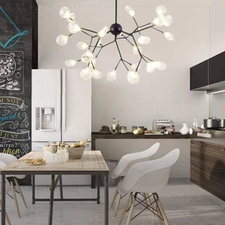Contemporary suspension light, modern pendant lamp for living room elegance