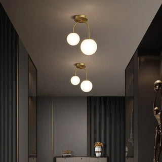 SOLIA Minimalist Ceiling Light – Chic Contemporary Close-Up View