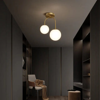 SOLIA Contemporary Ceiling Light – Refined Chic Minimalist Profile