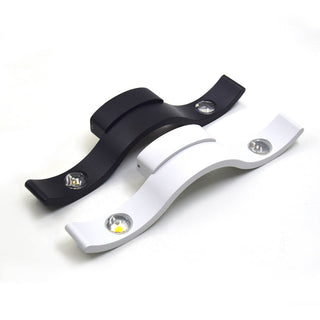 Designer Wall Light – Curved Aluminium LED Lamp | Black White Wall Sconce