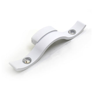 Designer Wall Light – Curved Aluminium LED Lamp | Black White Wall Sconce