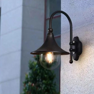 IND Retro Industrial Outdoor Wall Sconce – Vintage Exterior Wall Light