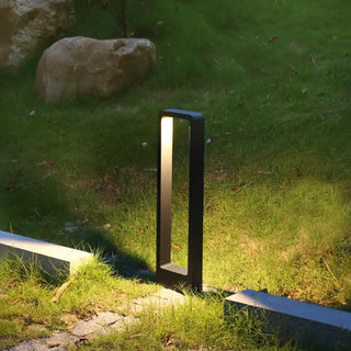 CALINI Minimalist Aluminium Black Outdoor Luminaire – Designer Exterior Light
