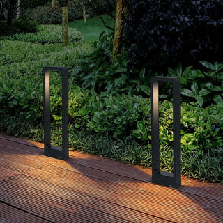 CALINI Minimalist Aluminium Black Outdoor Luminaire – Designer Exterior Light