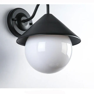 ALLITE Modern Black & White Glass Outdoor Luminaire – Elegant Exterior Design