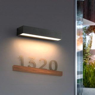 Modern LED Wall Light – Waterproof Outdoor Wall Light with Warm Ambient Lighting