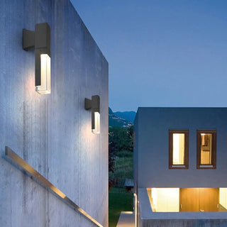 LOUNA Modern Exterior Wall Lamp – Contemporary Versatile Outdoor Light