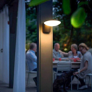 Black Solar Wall Light – Matte Outdoor Garden Lamp With Motion Sensor