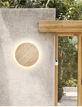 RINATA Waterproof Modern Outdoor Exterior Lamp – Natural Stone Luminaire