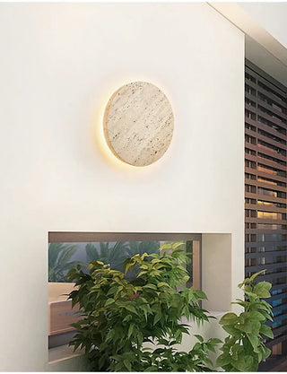 RINATA Outdoor Stone Waterproof Exterior Lamp – Modern Natural Luminaire