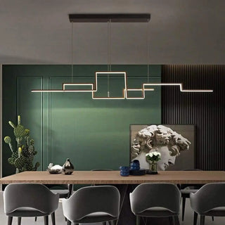 GEOMET Modern Geometric Ceiling Light – view 2
