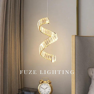 Gold Crystal Chandelier – Elegant Modern Lighting With Remote Control & Adjustable Intensity