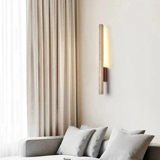 Stone halo wall sconce G9 beige 55x3cm luminous halo