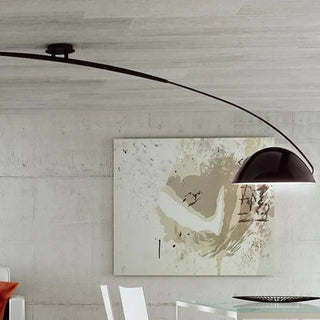 SOSURU Black Arc Ceiling Light – Modern Architectural Form Detail