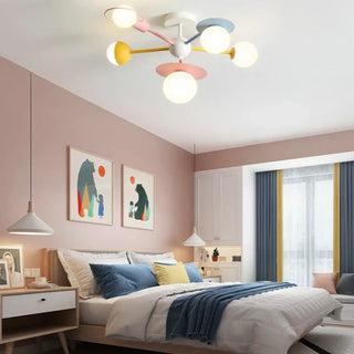 PASTELLE Ceiling Light – Luminous Pastel Ball Globes Room Setting