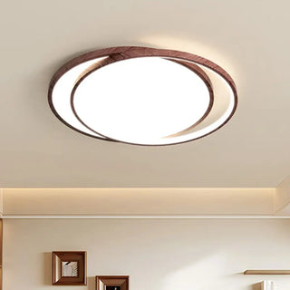 NAVE Scandinavian Ceiling Light – Organic Wood Form Room Setting