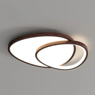 NAVE Natural Wood Ceiling Light – Nordic Flush Fixture Close-Up