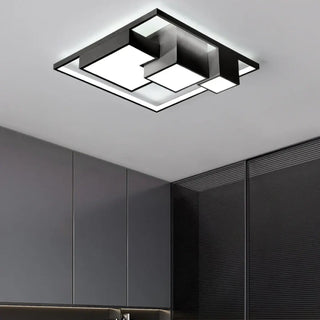 DERMOTER Contemporary Modern Ceiling Light – Geometric Designer Fixture