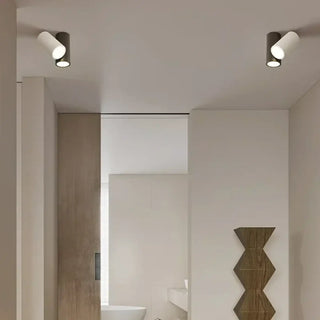 NANJI Minimalist Black and White Design Ceiling Light – Contemporary Flush Fixture