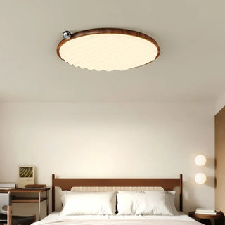 CEILA Elegant Wood LED Ceiling Light – Contemporary Natural Interior Fixture