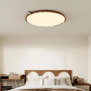 CEILA Elegant Wood LED Ceiling Light – Contemporary Natural Interior Fixture