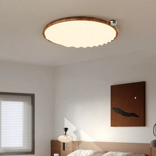 CEILA Elegant Wood LED Ceiling Light – Contemporary Natural Interior Fixture