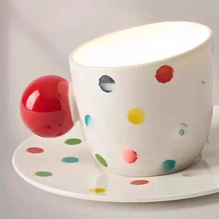 BODIAN Cup Design Ceiling Fixture – Playful Polka Dot Interior Light