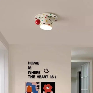 BODIAN Design Cup Ceiling Fixture – Polka Dot Playful Interior Light