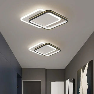 FORM LED Black or Gold Elegant Shapes Ceiling Light