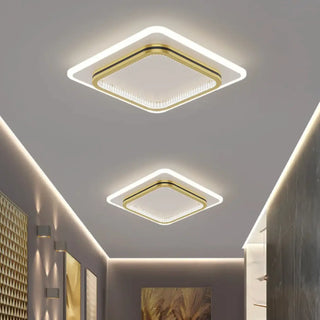 FORM LED Black or Gold Elegant Shapes Ceiling Light