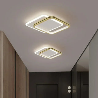 FORM LED Black or Gold Elegant Shapes Ceiling Light