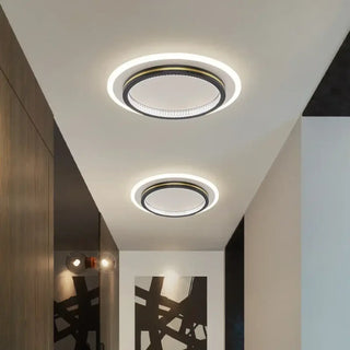 FORM LED Black or Gold Elegant Shapes Ceiling Light