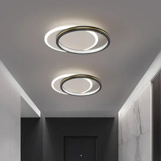 FORM LED Black or Gold Elegant Shapes Ceiling Light