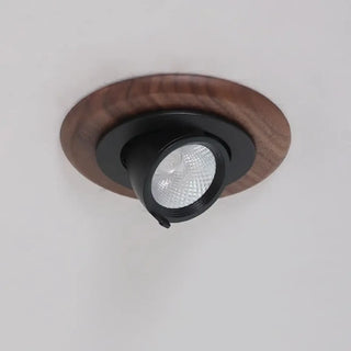 TOPS LED Round Wood Modern Chic Ceiling Light – view 4