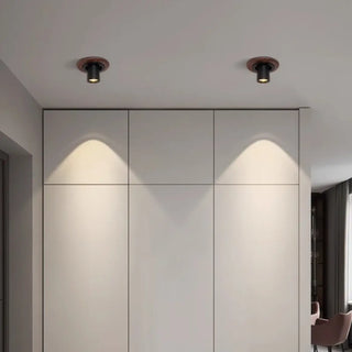 TOPS LED Round Wood Modern Chic Ceiling Light – view 2