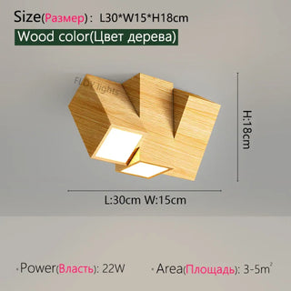 ELIOR Minimalist Wood Adjustable Ceiling Light – Contemporary Designer Fixture