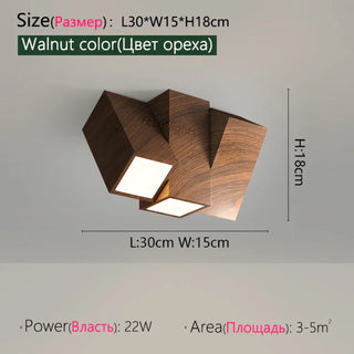 ELIOR Minimalist Wood Adjustable Ceiling Light – Contemporary Designer Fixture