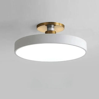 BISCO Pastel Macaron Ceiling Fixture – Circular Modern Contemporary Light