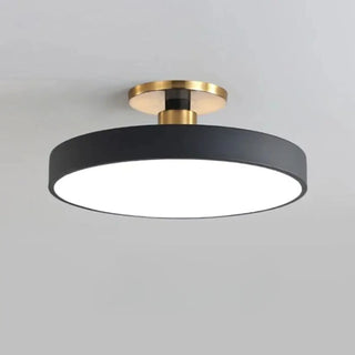 BISCO Contemporary Macaron Ceiling Light – Circular Pastel Modern Fixture