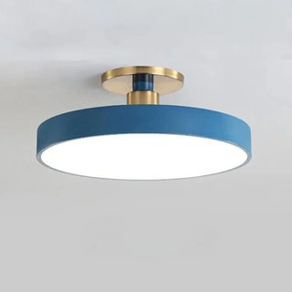 BISCO Macaron Ceiling Light – Pastel Contemporary Circular Modern Fixture